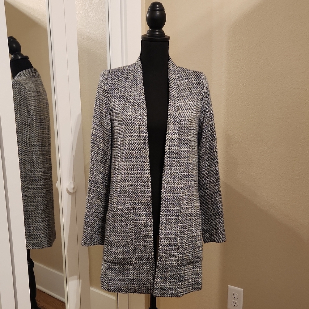 Women's Gray Tweed Jacket